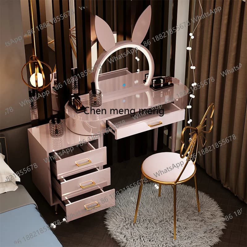 Luxury European Dressing Table White Modern Clearance Seat Dressing Table Clothing Europa Postazione Makeup