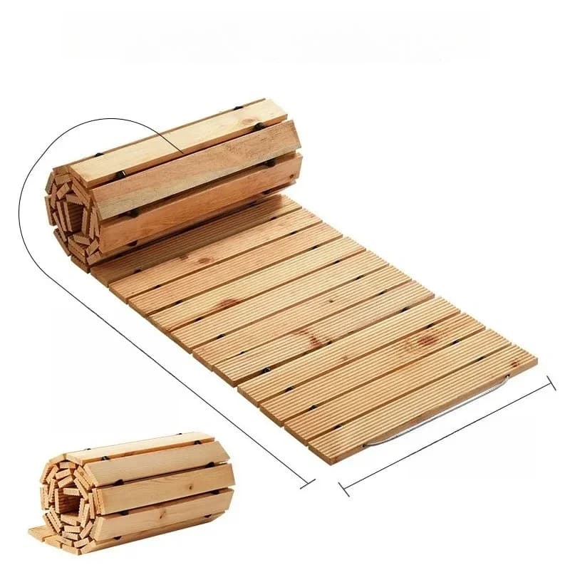 Wooden Garden Path Outdoor Courtyard Path Decorative Garden Boardwalk