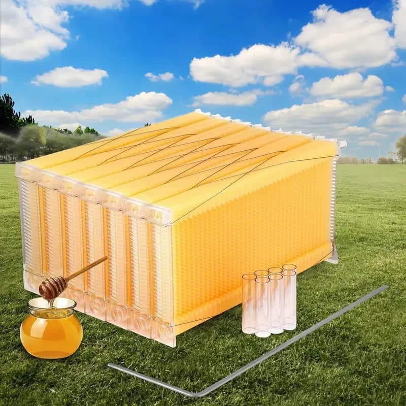 Beekeeping ToolsAutomatic Flow SpleenPlastic Self-Flowing Honey Hive FramHive Foundation