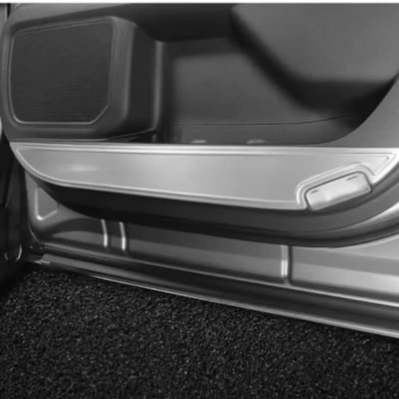 Fit For Toyota Sienna 2021 -2024 Stainless Steel Car Inner Door Anti-Kick Board Panel Cover Accessories Decoration Stickers
