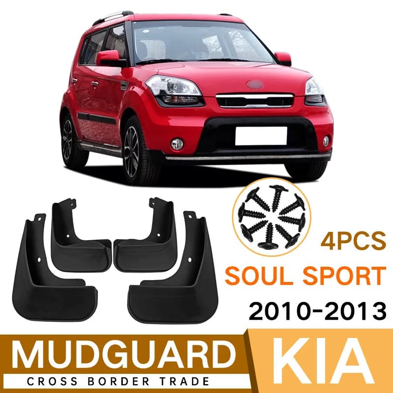 For Kia SouL Sport 2010-2013 SouL Sport fender tile auto parts 4runner accessories car accessories fender flares mud flaps