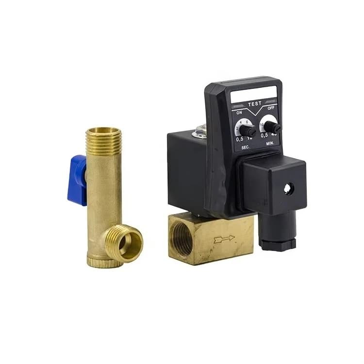 Condensate drain valve Electronic automatic water tank drain for air compression system
