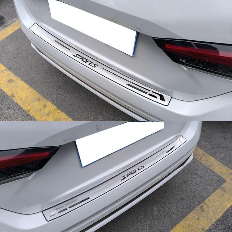For Nissan Altima 2025 Trunk Trim Car Stainless Steel Rear Bumper Protector Door Sill Cover Stickers Accessories 2022 2023 2024
