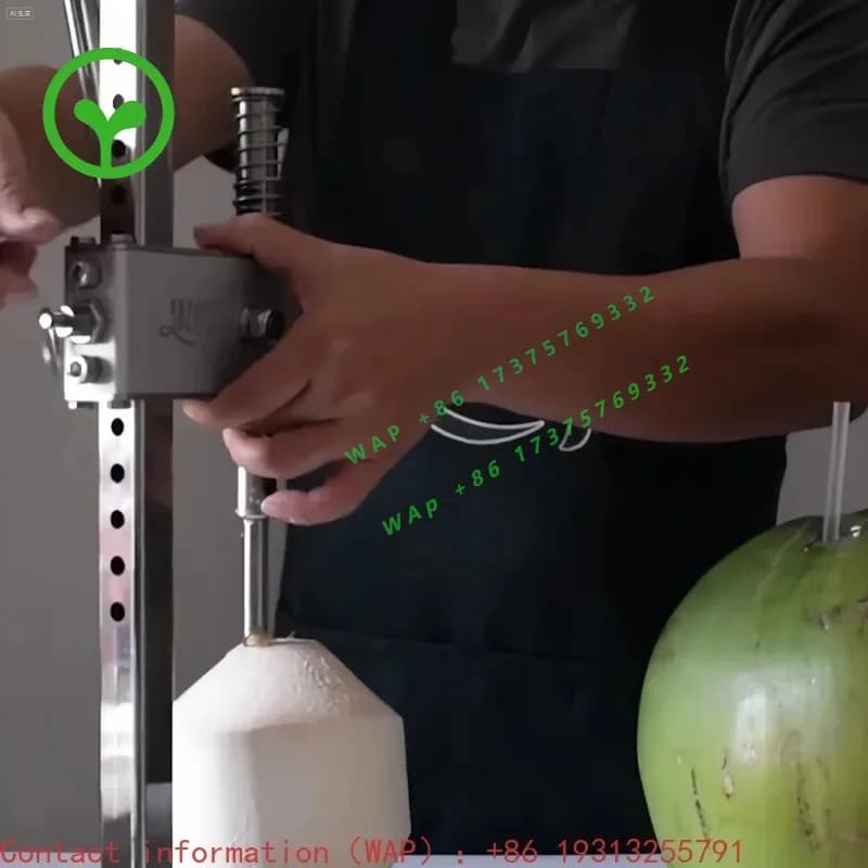 【2026】Coconut Holes Opening Machine Manual Coconut Shell Opener Coconut Water Driller Kitchen Tools