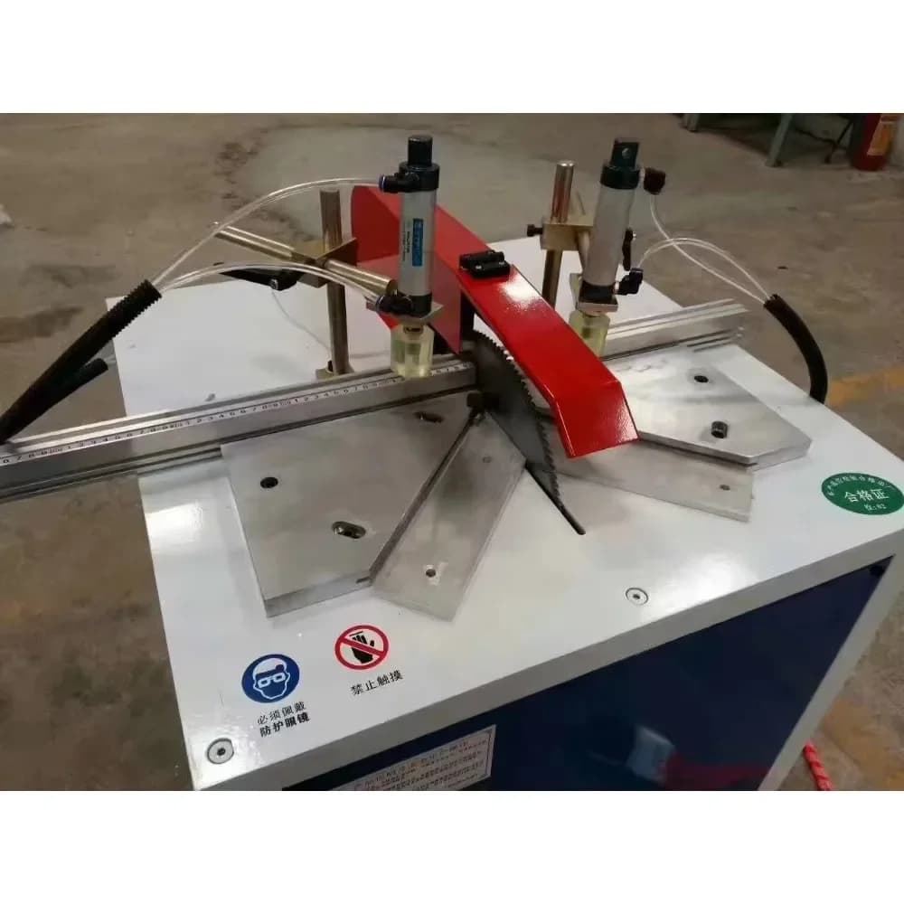exquisite craftsmanship Aluminum profile CNC double head aluminum profile cutting machine