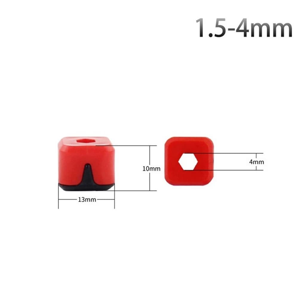 Screwdriver Magnetizer Plastic+alloy Steel Red Sleeve Wear Resistance 1 Pc Easy To Use Fixed Holder Hex Wrench High Efficiency