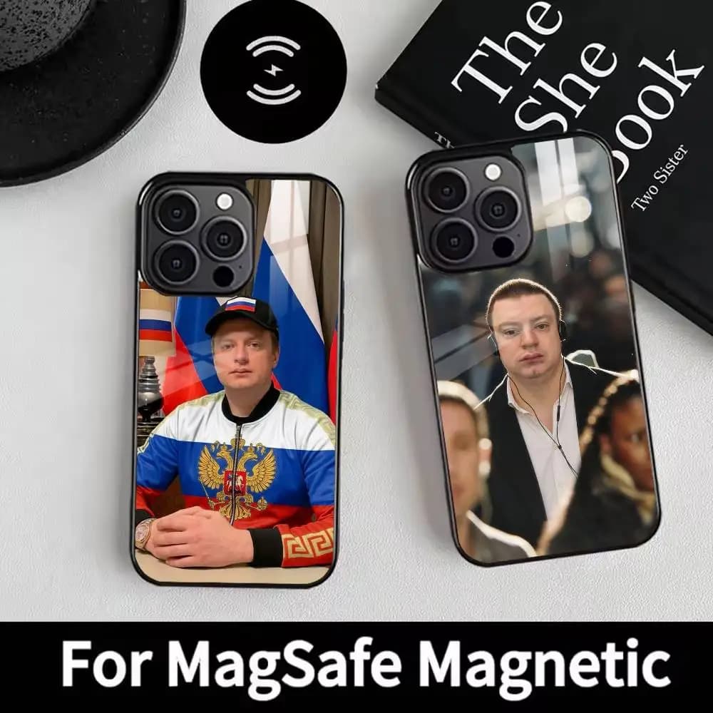 Russian Internet Celebrity M-Mellstroy Phone Case For iPhone 17,16,15,14,13,12,Plus,Pro,Max for Magsafe Magnetic Wireless