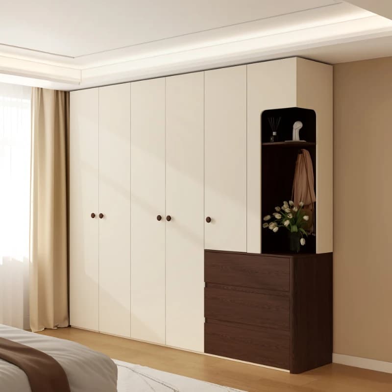 Luxury Modern Wood Wardrobes Hanging Clothes Multiple Purpose Wardrobe Closet Bedroom Wooden Guarda Roupa Casal Furniture Home