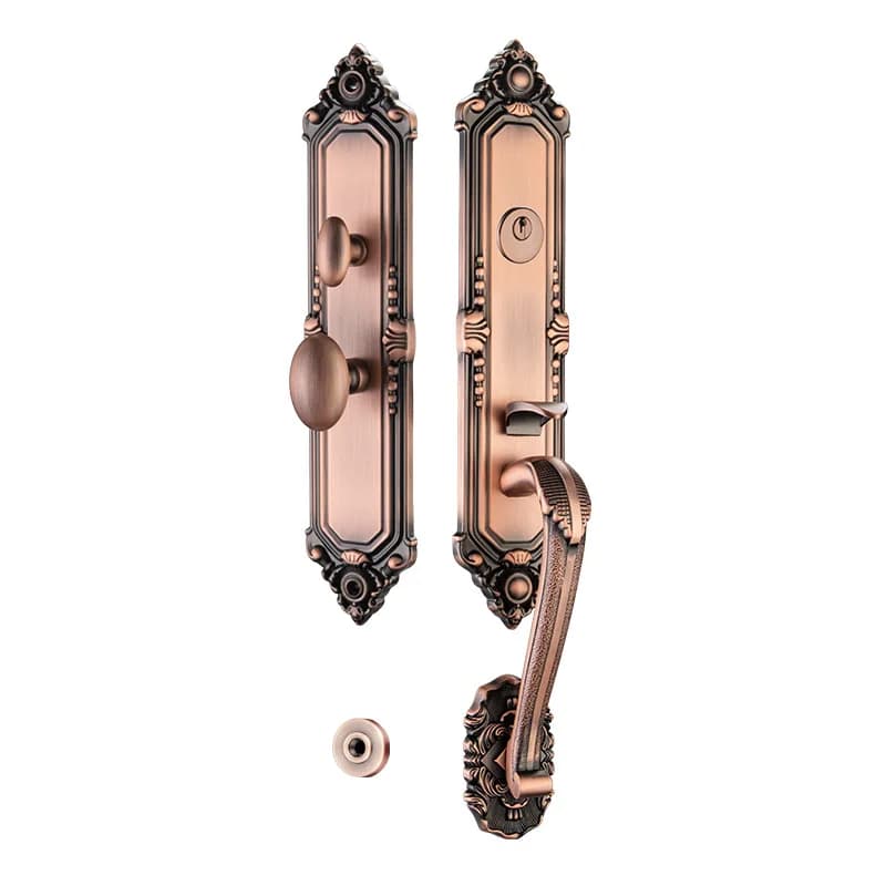 Zinc alloy classical mechanical door lock European double tongue luxury villa lock universal door real and fake door lock