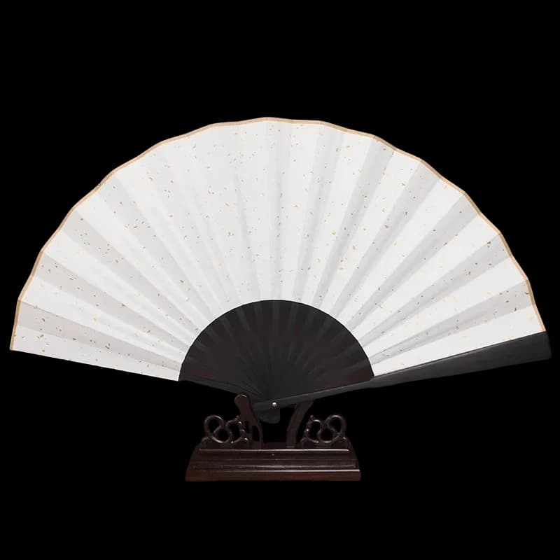 Fan Custom Drawing logo Ancient Style Folding Fan Man Handwriting Chinese Style Gift Birthday Dance Fan Paper hiqh quality