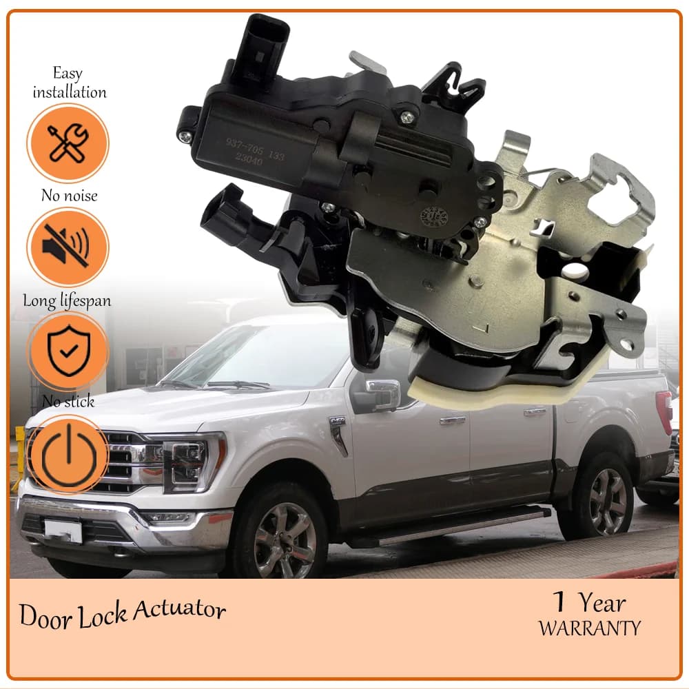 Front Left Type A Door Lock Actuator Assembly Fit Ford F-Series 2015-2022 Super Duty Direct oe 937705,937-705,DLA1413,100DLA1413