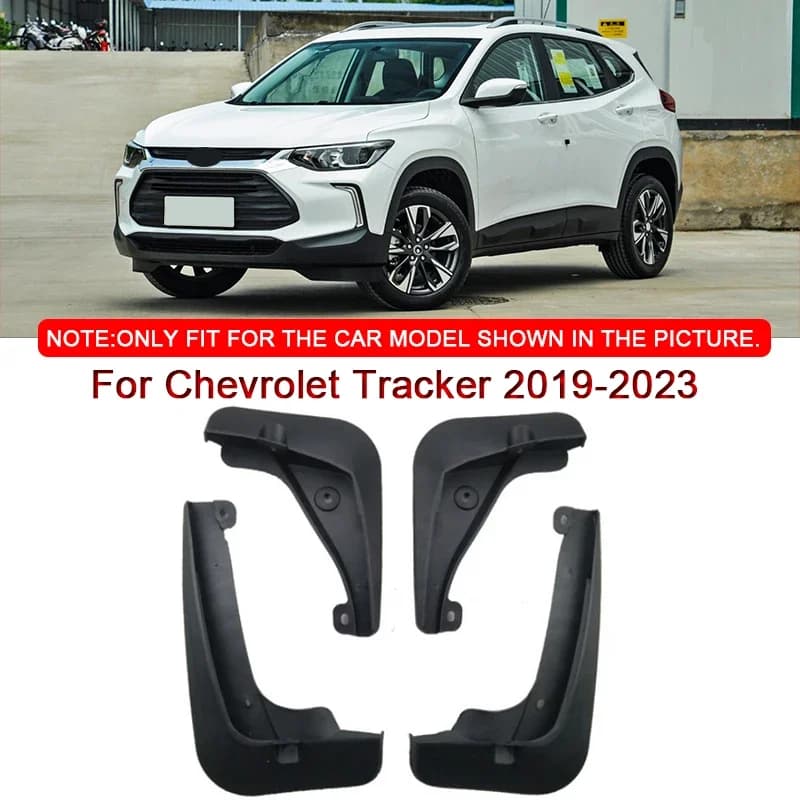 For Chevrolet Tracker 2019-2023 ABS Car Styling Car Mud Flaps Splash Guard Mudguards MudFlaps Front Rear Fender Auto Accessories