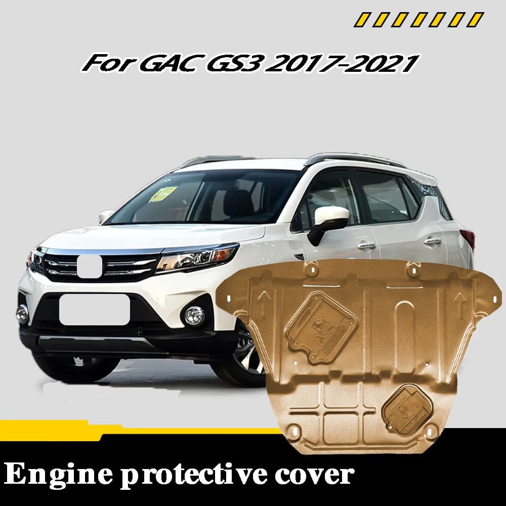 Car Accessories Under Engine Guard Mudguard Board Splash Shield Mud Fender Plate Panel For GAC GS3 2017-2021 13.T 1.5L