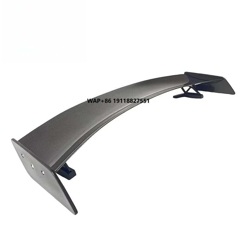 For Mustang Customization Shelby GT500 Track Pack Wing Carbon Fiber Rear Wing for  2015-2021 Rear Spoiler Wing