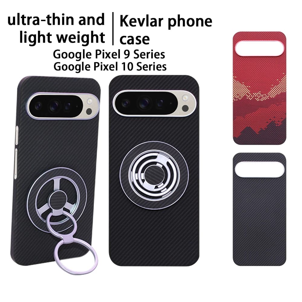 0.8mm Super Thin Kevlar Aramid Case For Google Pixel 9Pro/9 ProXL/10 /10 Pro/10Pro XL  Heat Dissipation Anti Slip Business Cover