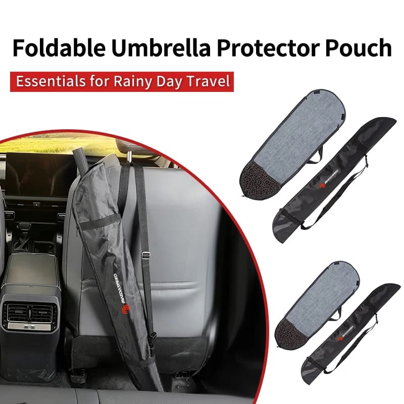 Car Umbrella Storage Bag Multi-Function Brolly Pouch Towel Interior For Mazda 6 3 CX5 5 2 323 CX7 Demio Atenza Axela MX30 CX30 C