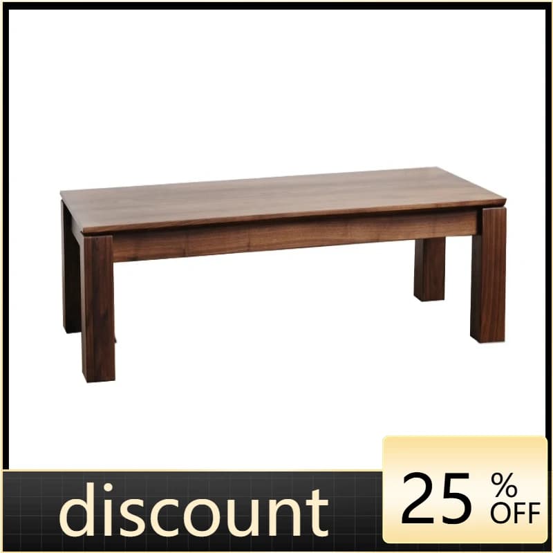 LMM living room home black walnut solid wood tea table Nordic small table modern simple tea table