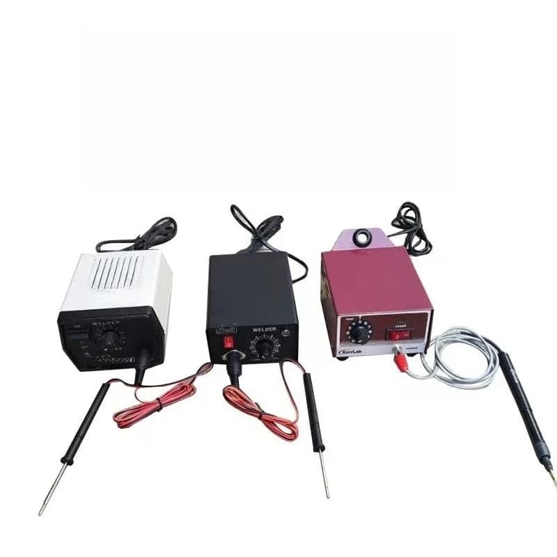 Jewelry welding wax machine, small, hand-held temperature-adjustable electric soldering iron, welding crayon