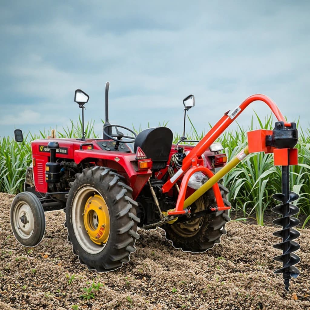 Tractor PTO Mounted Garden Tool Earth Auger Post Hole Digger For Sale