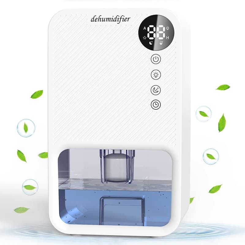 For Home Dehumidifier 300ml/day (30°C/80% RH) Bedroom Dehumidification Mini Dehumidifier Indoor Moisture Control