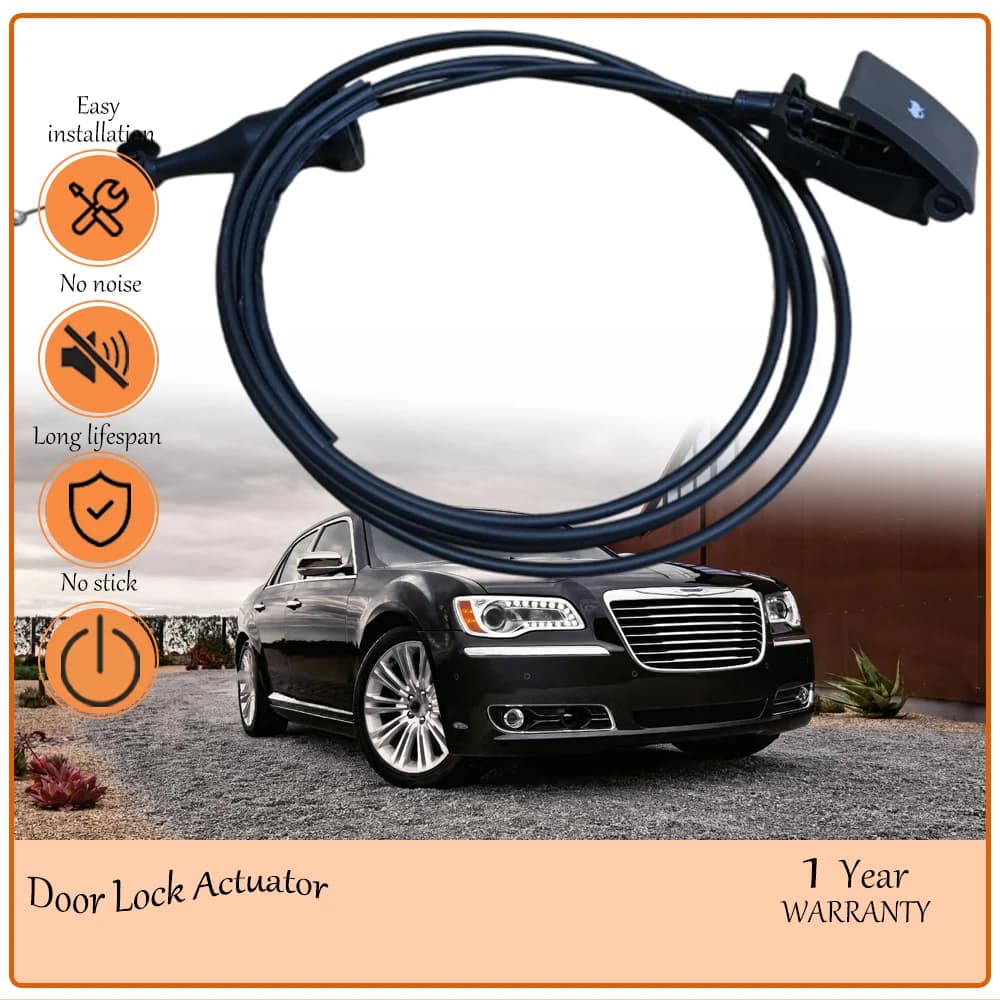 Hood Latch Lock Control Release Cable,Aligns to 2011-2021 Chrysler 300 Dodge Charger,oe 1PS72HL9AB,1PS72HL9AB-001,912-450,912450