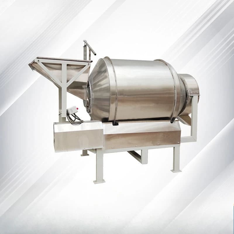 Commercial 304 stainless steel food powder drum mixer