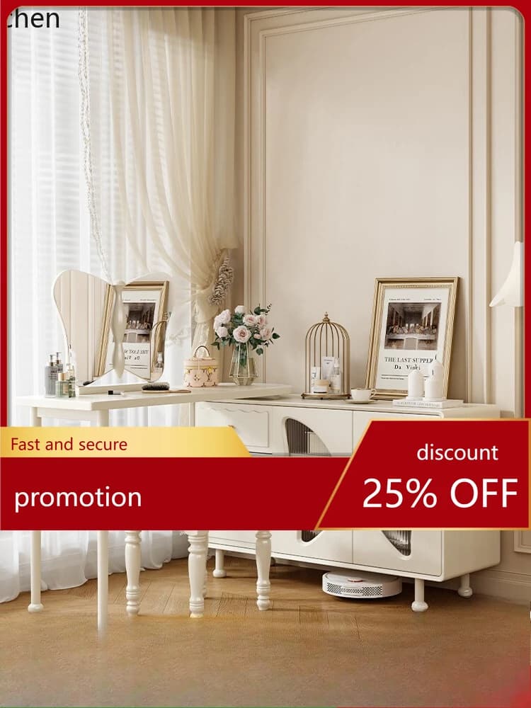 CZ dresser chest integrated solid wood bedroom corner makeup table
