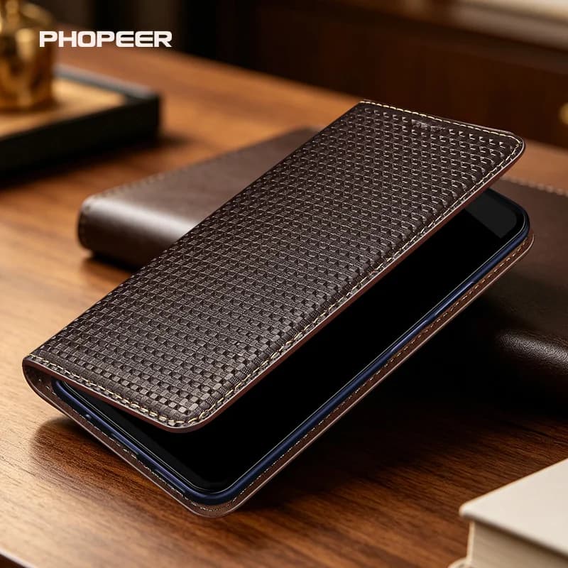 luxurious leather phone case for Redmi Note 15 14 13 12 11 10 Pro Plus 4G 5G Global Turbo phone case card bag