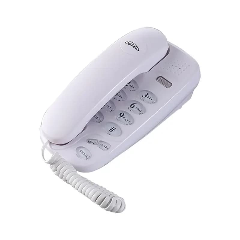 KXT-580 Big Button Corded Phone Wall-Mounted Telephones Machine Support Wall Mount Or Desk Phone-AT36