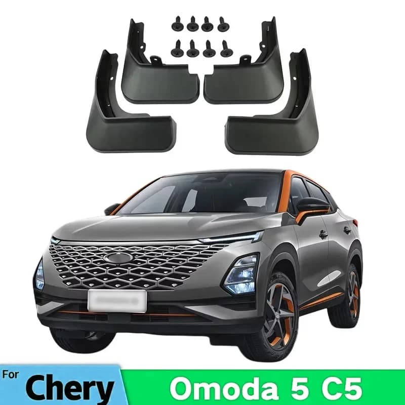 MudFlaps For Chery Omoda 5 C5 FX  2022 2023 Mudguards Mud Flaps Splash Guards Front Rear Wheels Fender Car Accessories 4Pcs