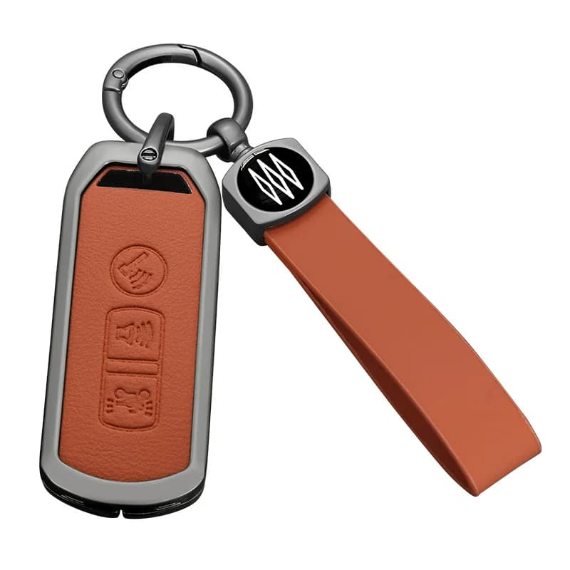 Zinc Alloy Motorcycle Key Case Cover Shell Protector Fob Holder for Sundiro NS150GX Lead125 2025 Accessories Keychain