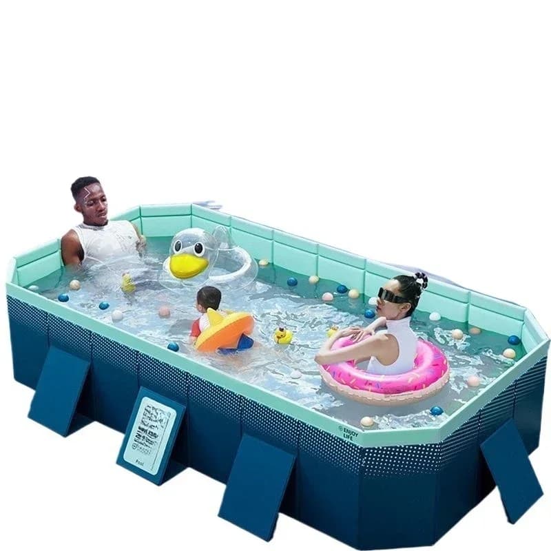 Swimming Pool Household Outdoor Large Bracket Swimming Bucket Non-inflatable Foldable Open Water