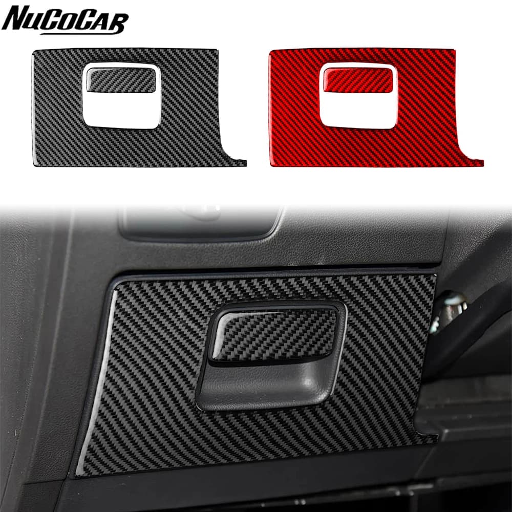 For Volkswagen Magotan CC 2017-2024 Carbon Fiber Driver's side storage Panel Cover Car Accessories Interior Decorative Stickers