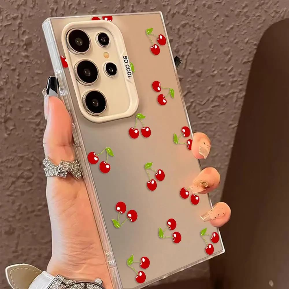 Fruits Little Cherry Phone Case For Samsung A03S A04 A05 A05S A06 A7 A11 A10 A12 A13 A14 A15 A16 A17 M23 M36 NOTE 10 20 Cover