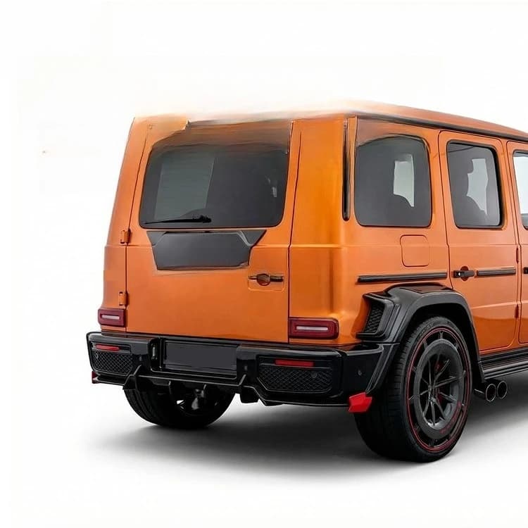 Carbon Fiber Rear Tailgate Cover Facelift B Style Exterior Tuning Auto Parts