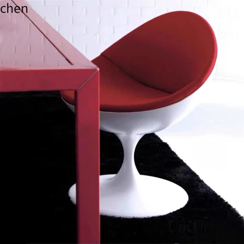 Creative luxury fiberglass shaped wine cup chair, hotel sales office, negotiation chair