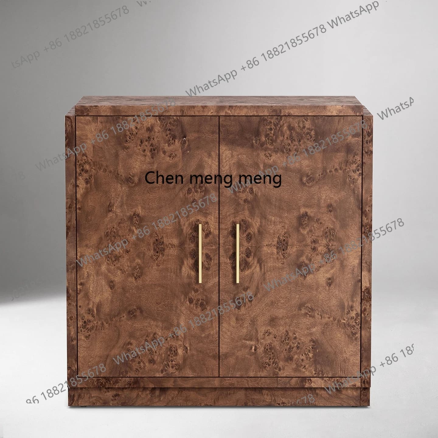 Italian minimalist medieval style modern living room bedroom study solid wood locker chest