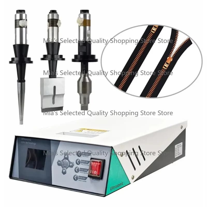 New 220V 20kHz Automatic Zipper Welder for Stainless Steel and Plastic