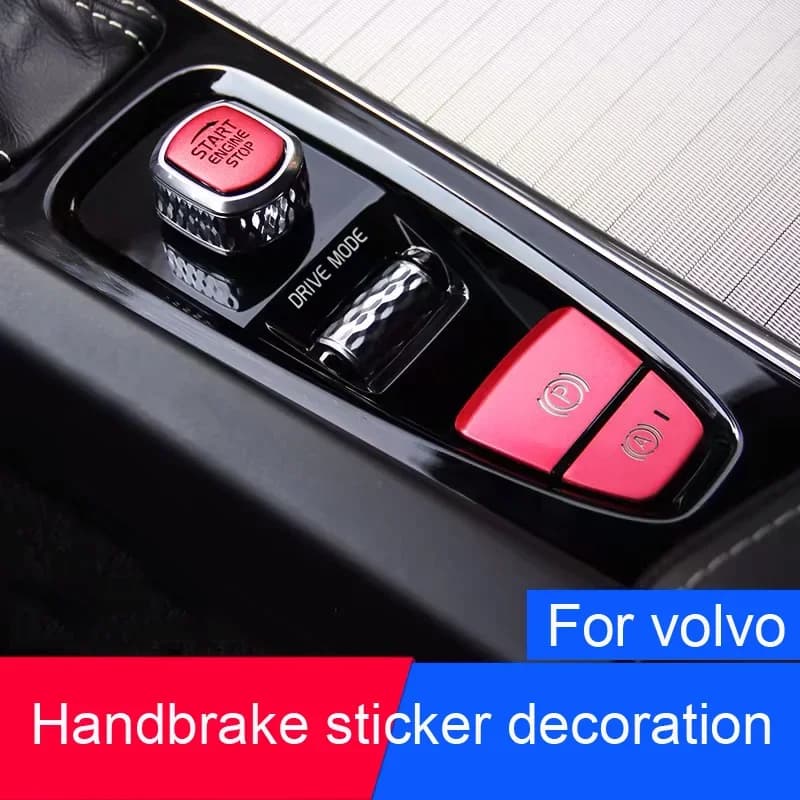For Volvo XC60 XC90 S90 V90 V60 S60 Start Button Parking Brake Patch Decoration Supplies