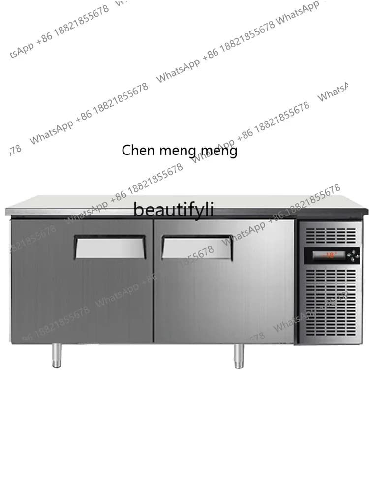 New arrive Air Cooling Frostless Commercial Worktable Refrigerator Console Refrigerated Platform Refrigerator Preservation