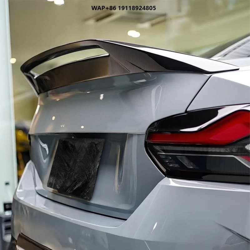 For   G80 M3 G42 M2 G87 2023-2024 2 Series GT Style Real Carbon Fiber Rear Trunk Spoiler Wing