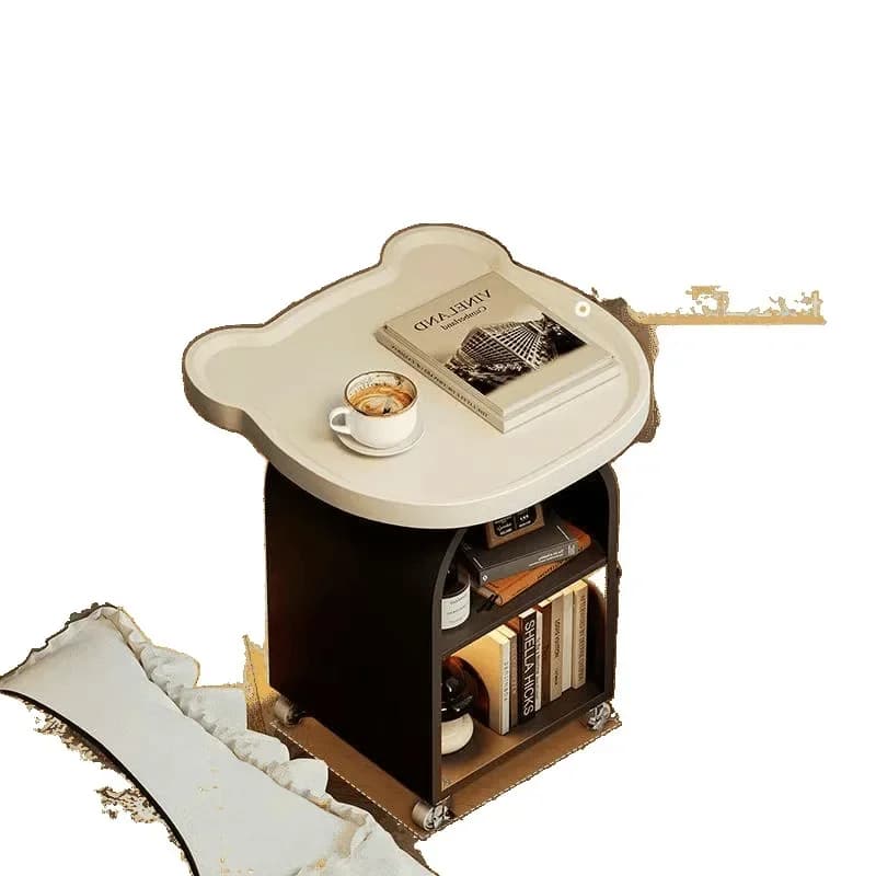 Side few small household bedroom bedside storage cabinet simple coffee table light luxury high-end corner rack