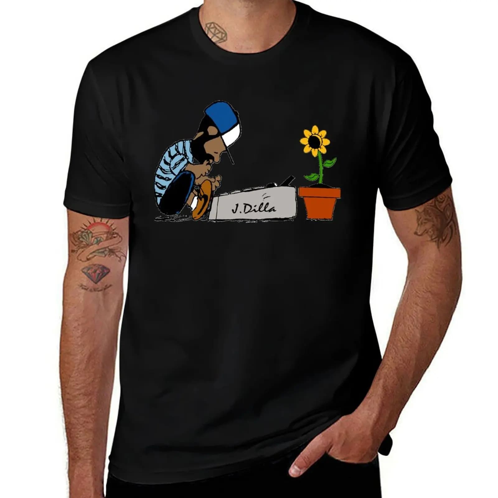 J Dilla Classic T-Shirt Soft Lightweight Cotton T-Shirt