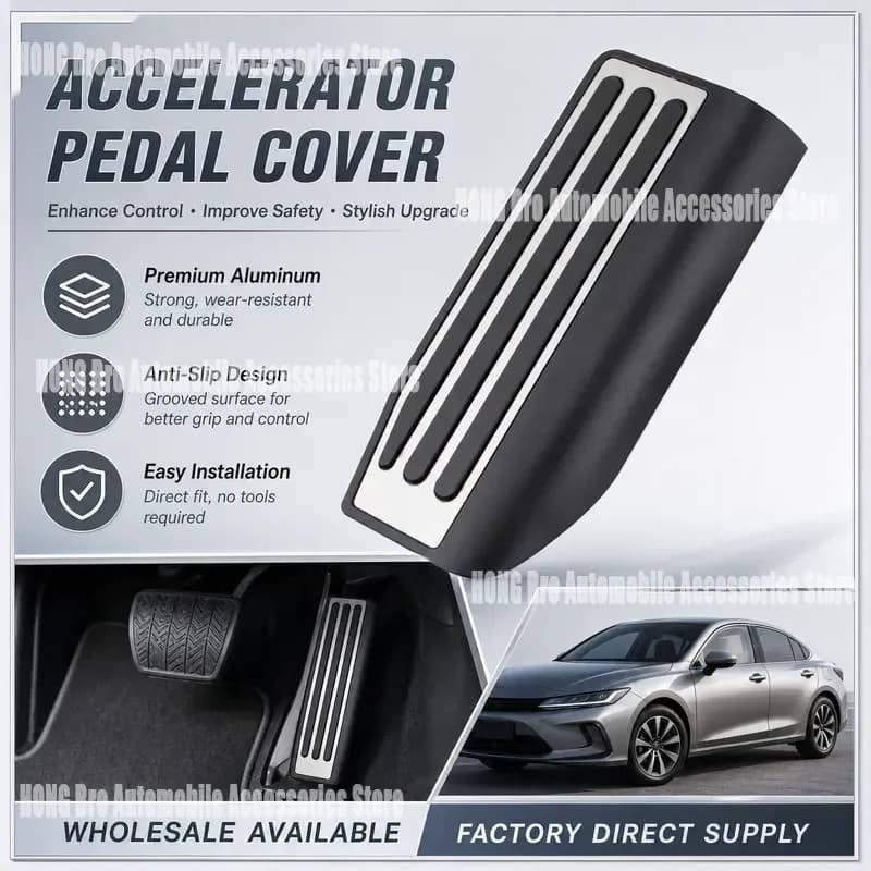 For Range Rover Rest Area Pedals Non Slip Metal Footrests No Drilling Modification Accessories for 14 Types of Transportation