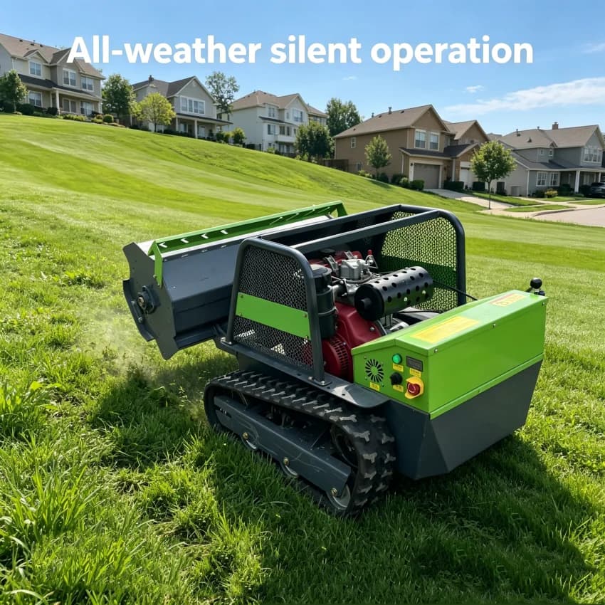 China's High-end - Heavy Duty Remote Control Agricultural Lawn Mower - for Farm With All Terrain Performance