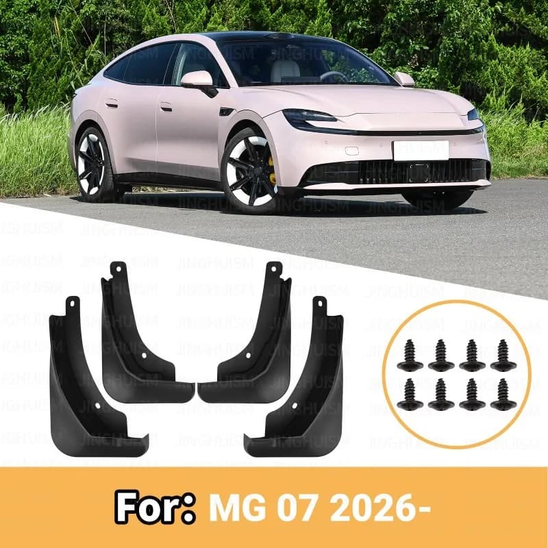 For MG 07 2026 Car Tire Mudguard Fleece Lining Exterior Modification Accessories Auto Parts Anti-sedimentation Splashing