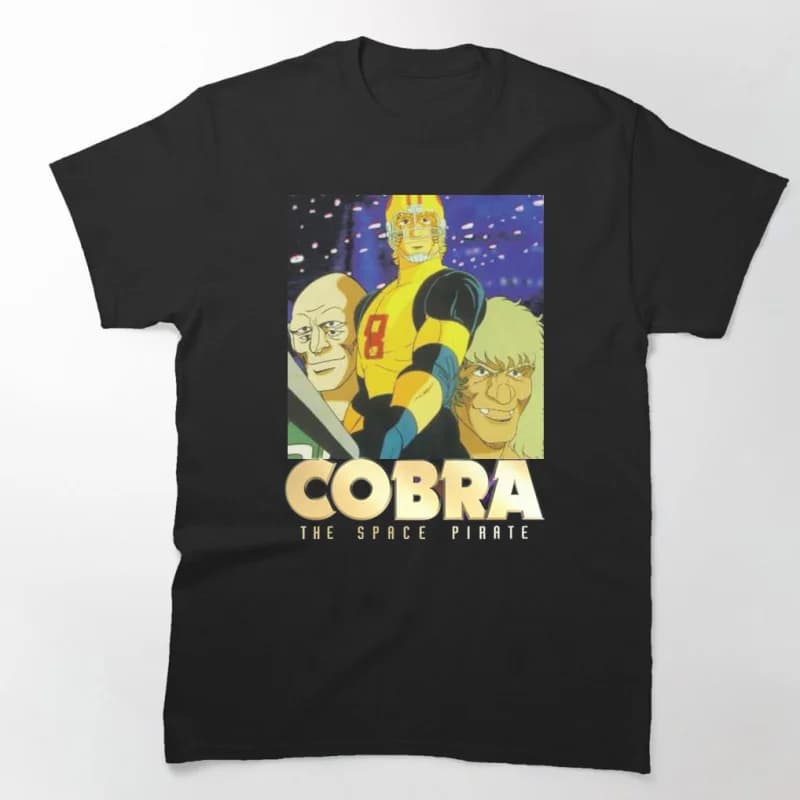 0731 The Space Adventure Cobra Anime gift t shirt 100% cotton printed Graphic tee Y2K clothes Cartoon Sweatshirt All size Tops