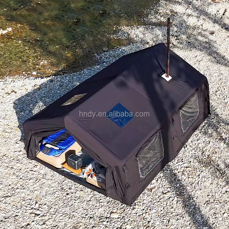 ST Most Popular in Stock 17.3 Luxury Large Inflatable Camping Tent With Two Rooms