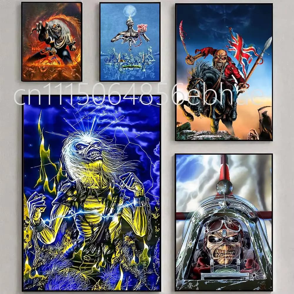 For I-Iron Run For Your M-Maiden Poster HD Print Home Decor Wall Art Mural Room Bar Decoration