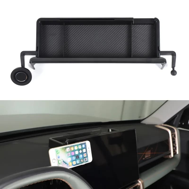 For 2024+ Chery ICAR 03/Jaecoo J6/  Fulwin X3 Navigation Screen Phone Holder Storage Box (New Magnetic Adhesion Version)  ABS